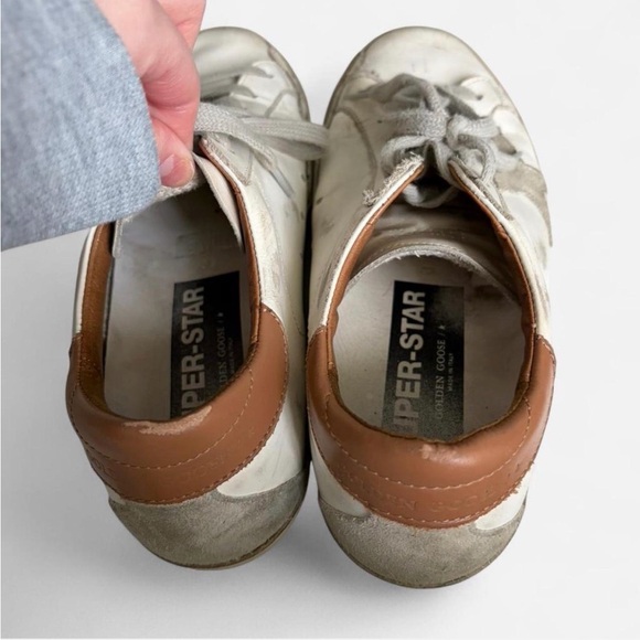 Golden Goose White and Brown leather woman’s Sneakers - Picture 6 of 6